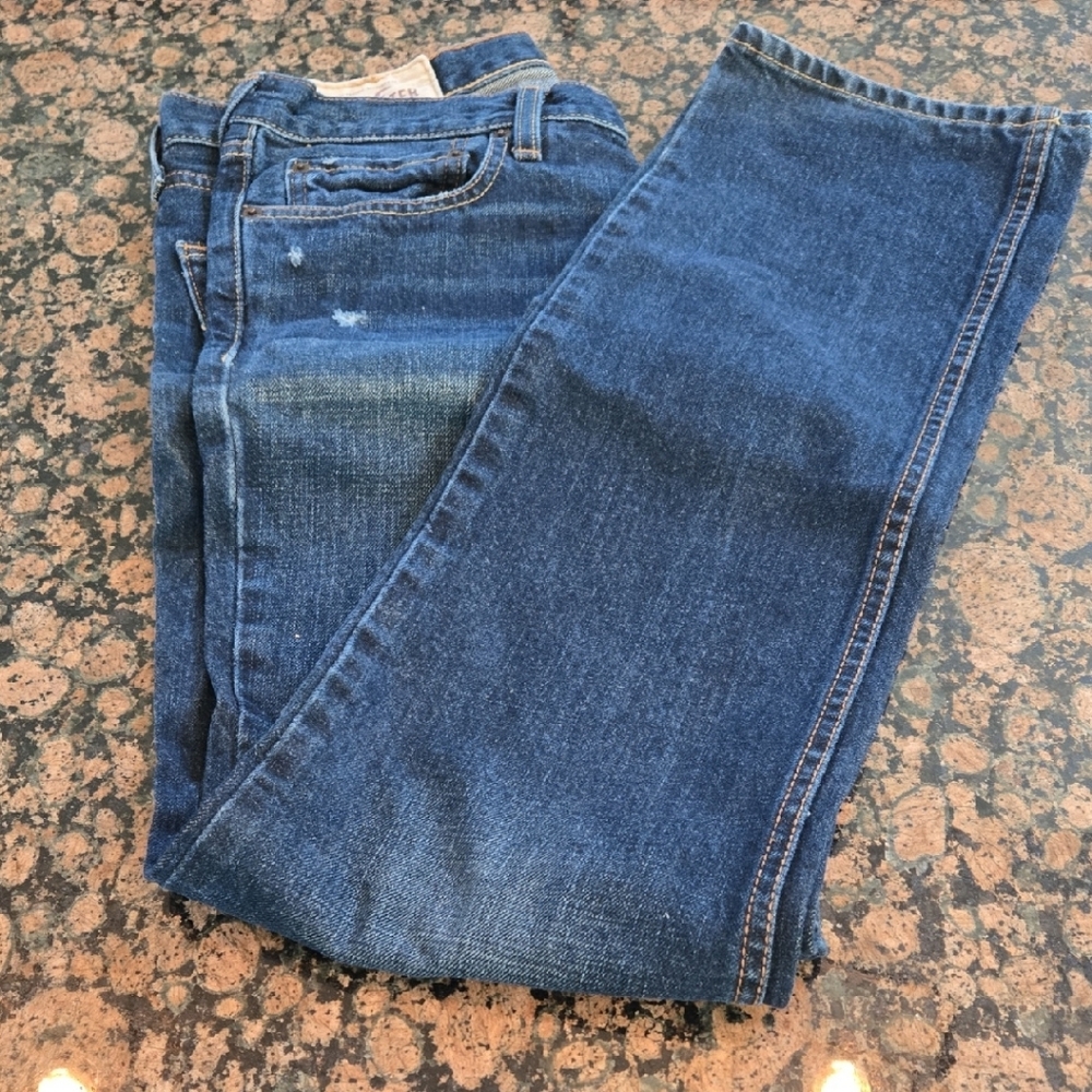 Hollister Men's Straight Jeans - Classic Blue